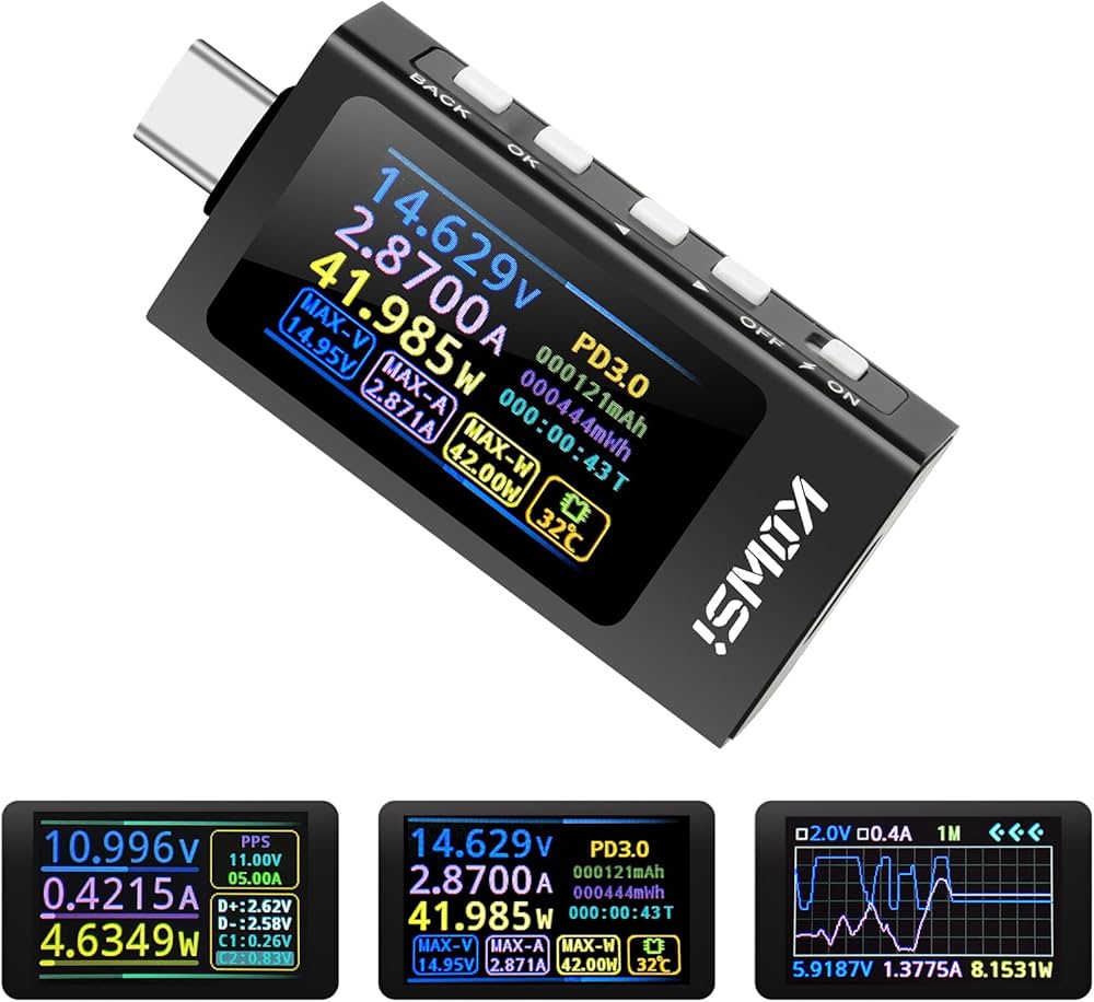 Amazon.co.jp: usb チェッカー Aideepen USB-C電流電圧チェッカー Amazon.co.jp: usb チェッカー Aideepen USB-C電流電圧チェッカー